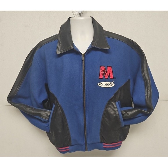 Vintage 1990s Spider-Man Embroidered Marvel Comics Jacket Mens Small Rare - Picture 2 of 9